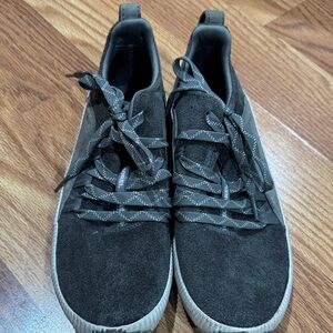 Sorel Dark Gray Suede Sneakers